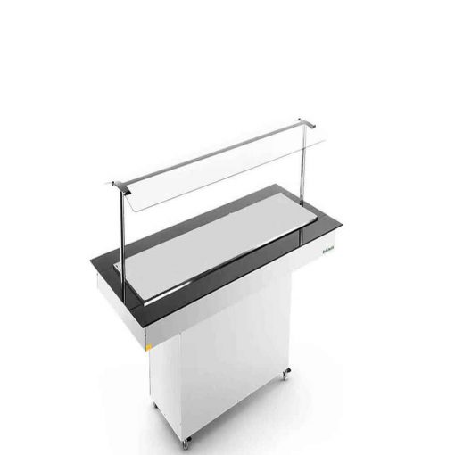 Buffet Refrimate Inox Pista Fria Refrigerada 127x100cm NBRCF6