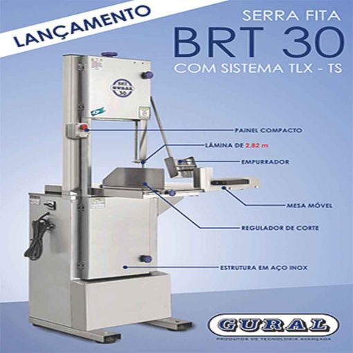 Serra Fita Gural Inox NR12 BRT 30 Monofásica 220V 2.82mt - Image 2