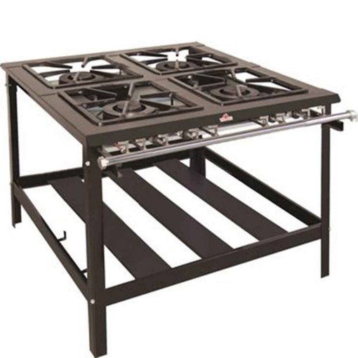 Fogão Industrial Progás PMD-400  4 Bocas Duplas Grelha 40cm