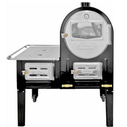Forno com fogão Zorzinco Interior Inox 80cm REF 074