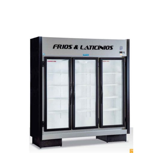 Expositor Auto Serviço Black 3 Portas EAS 103 Fortsul 177 cm