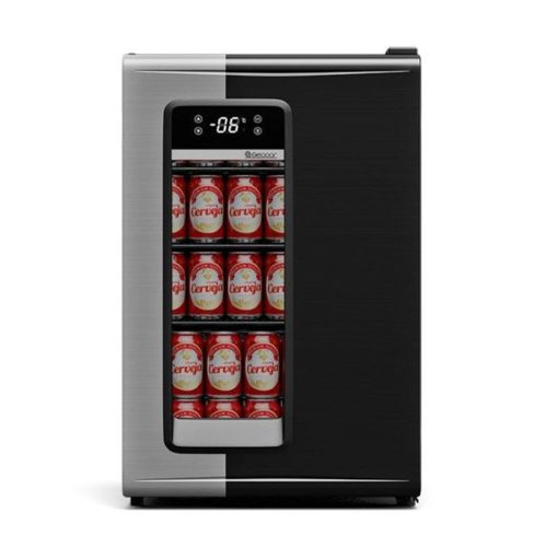 Cervejeira 100 Litros Preta Porta com Vidro 220V GRB-100PR Gelopar